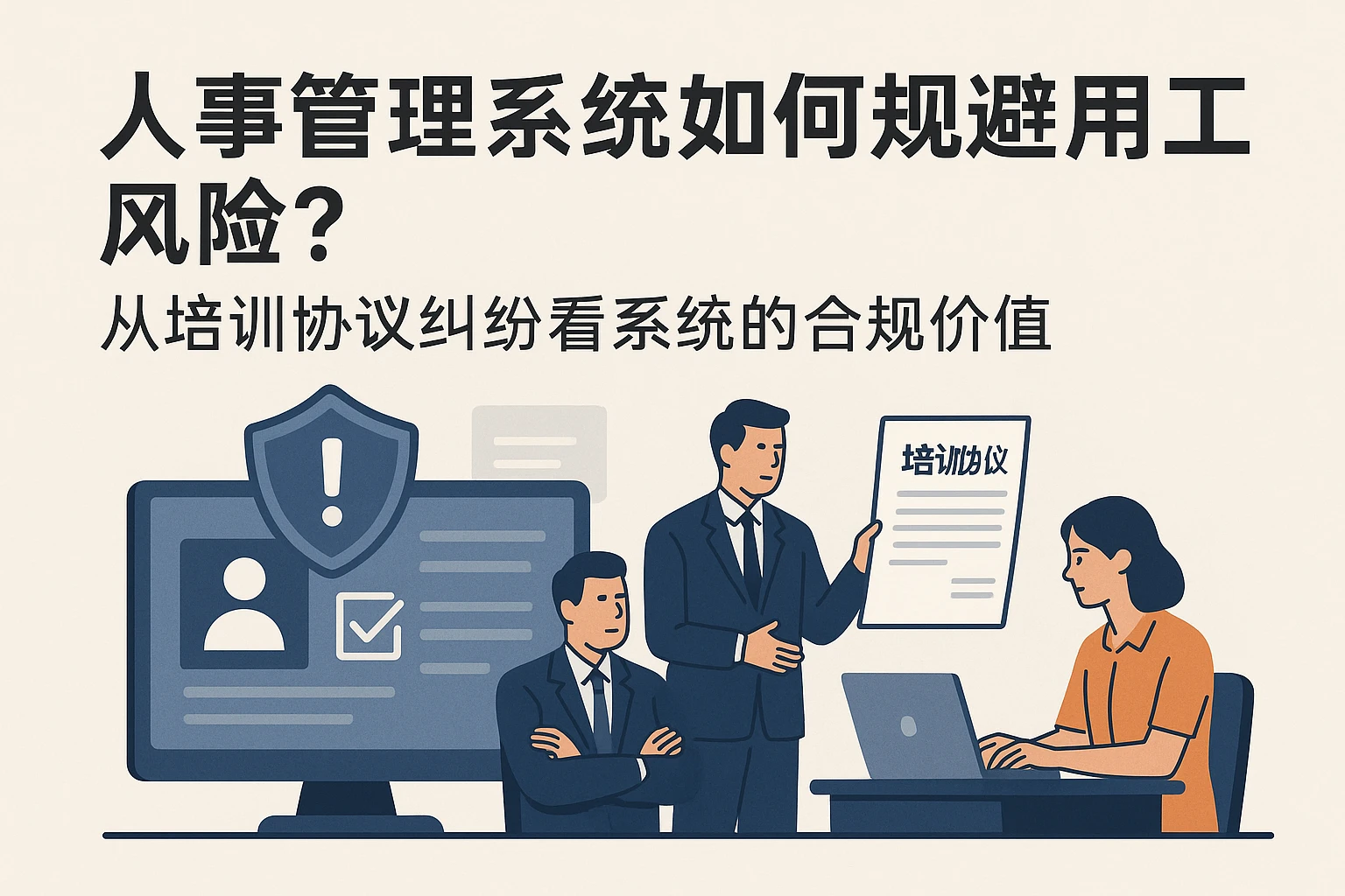 人事管理系统如何规避用工风险?从培训协议纠纷看系统的合规价值