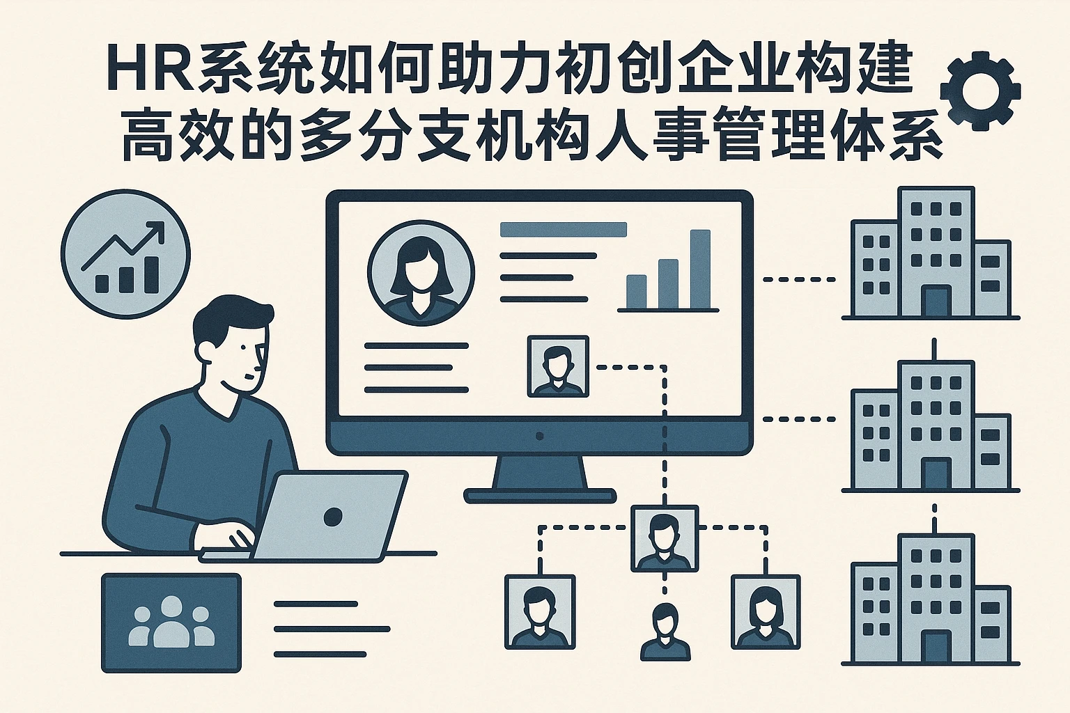 HR系统如何助力初创企业构建高效的多分支机构人事管理体系