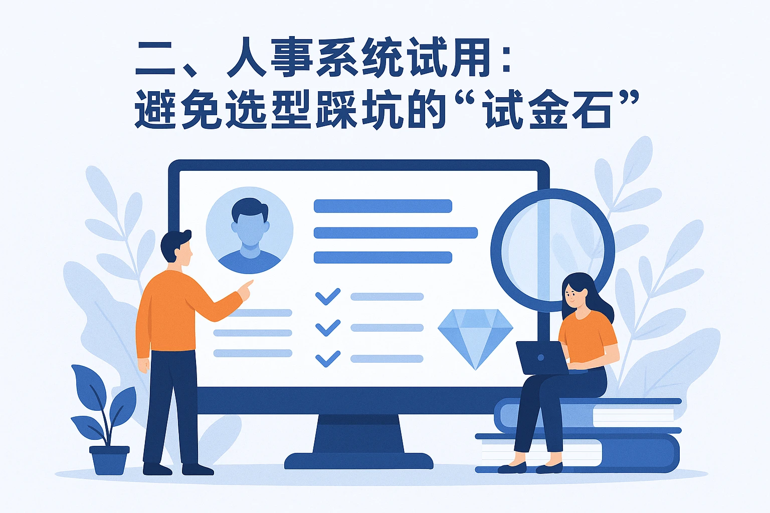 二、人事系统试用：避免选型踩坑的“试金石”