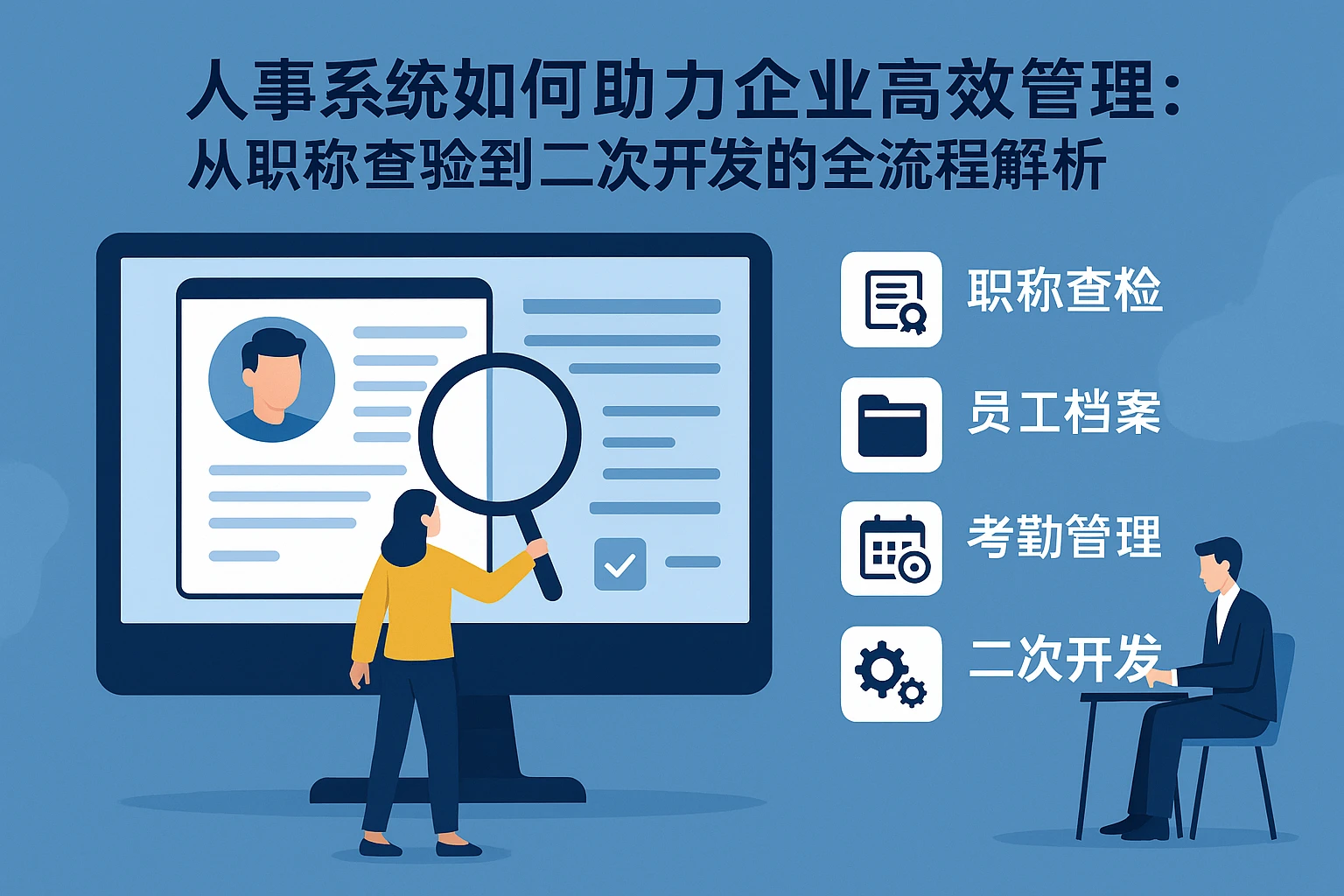 人事系统如何助力企业高效管理:从职称查验到二次开发的全流程解析