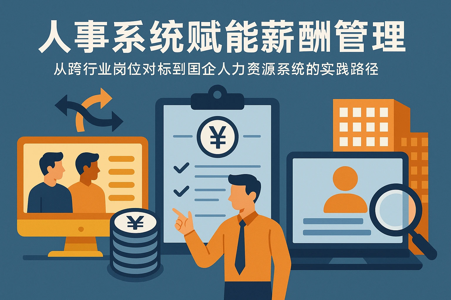 人事系统赋能薪酬管理:从跨行业岗位对标到国企人力资源系统的实践路径