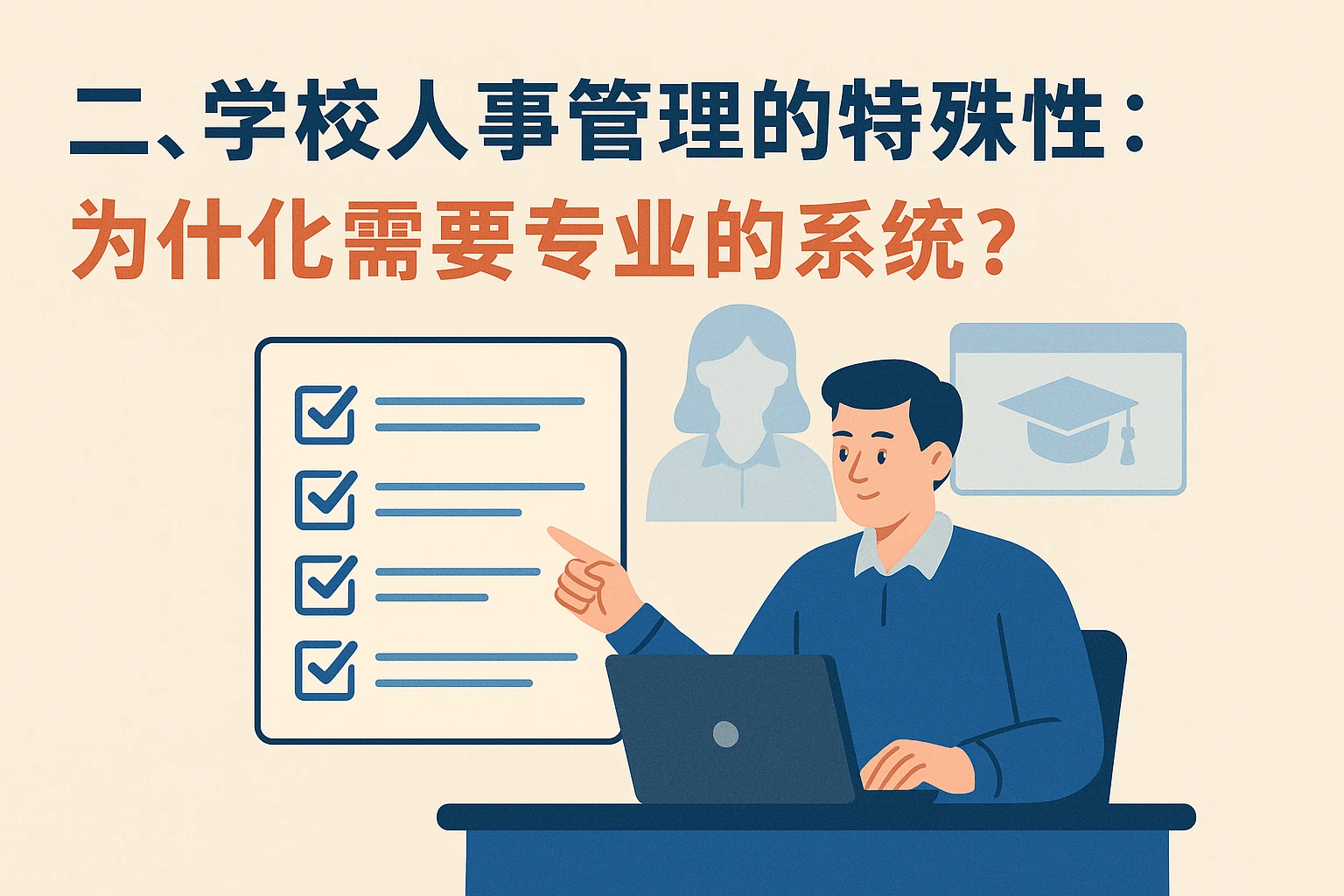 二、学校人事管理的特殊性：为什么需要专业的系统？