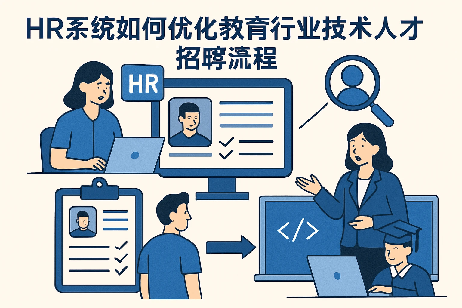 HR系统如何优化教育行业技术人才招聘流程