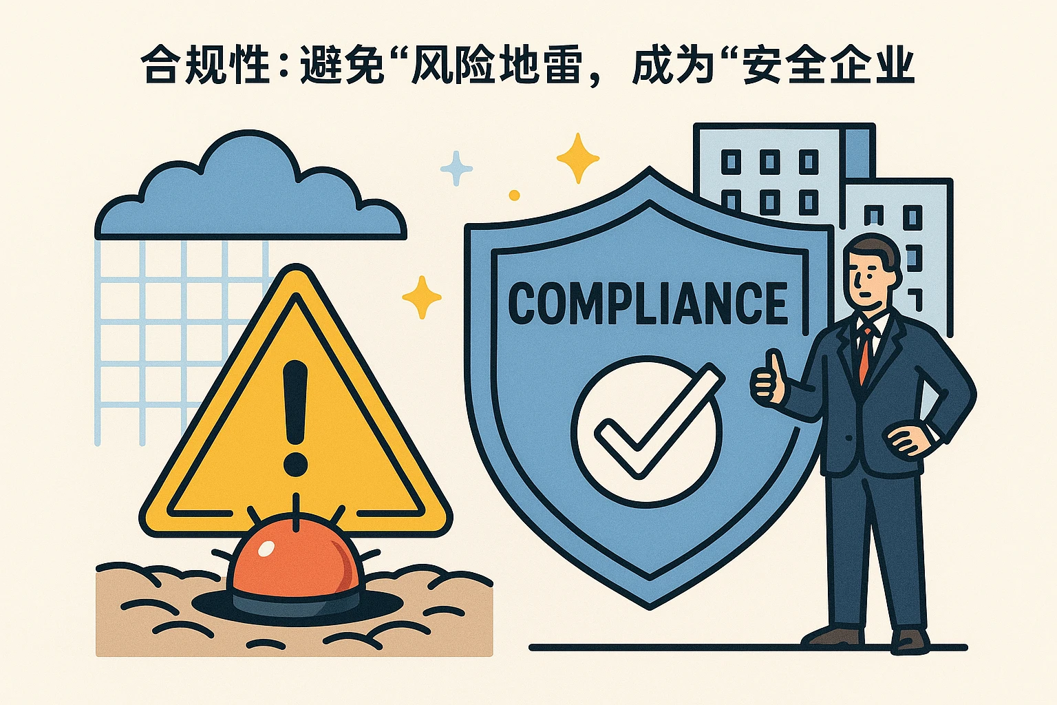 2. 合规性：避免“风险地雷”，成为“安全企业”