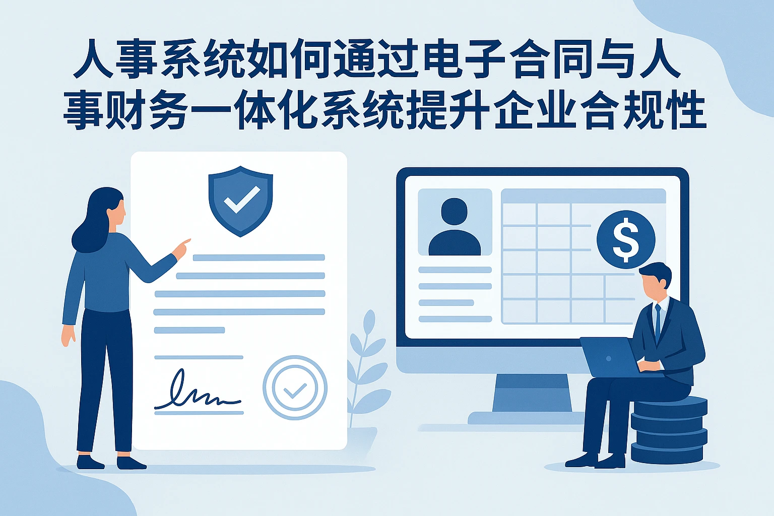 人事系统如何通过电子合同与人事财务一体化系统提升企业合规性