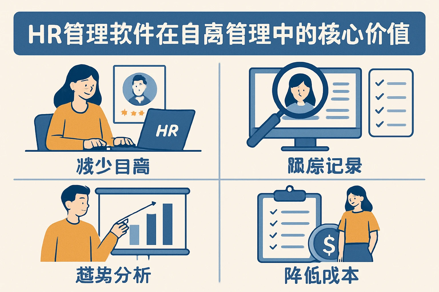 HR管理软件在自离管理中的核心价值