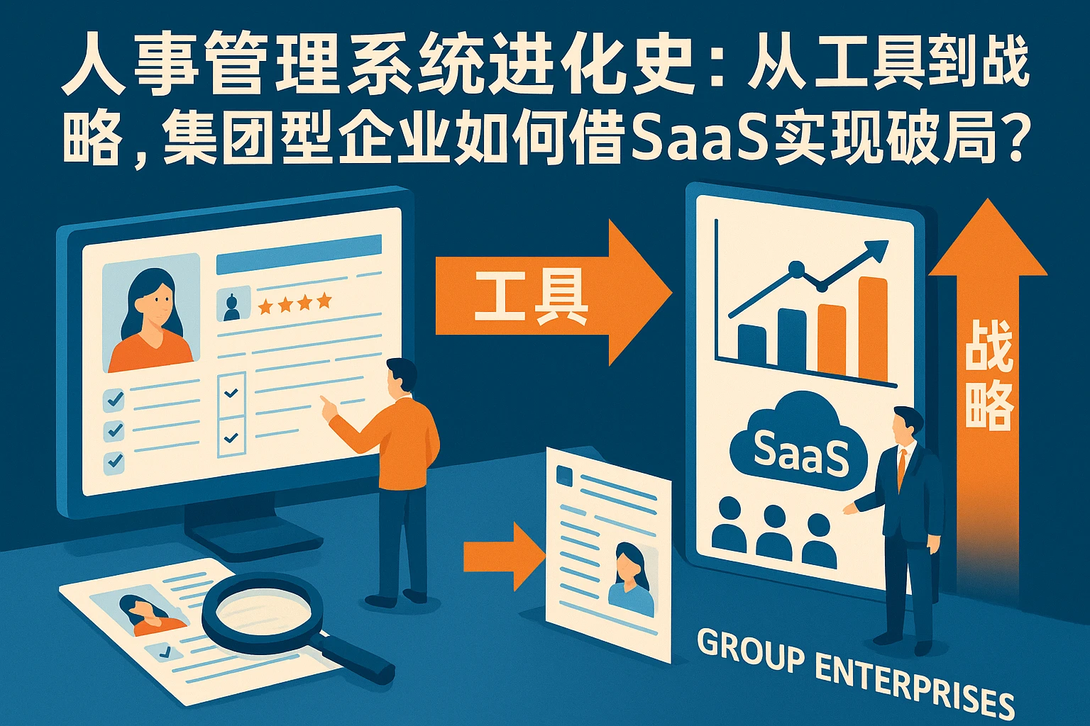 人事管理系统进化史：从工具到战略，集团型企业如何借SaaS实现破局？