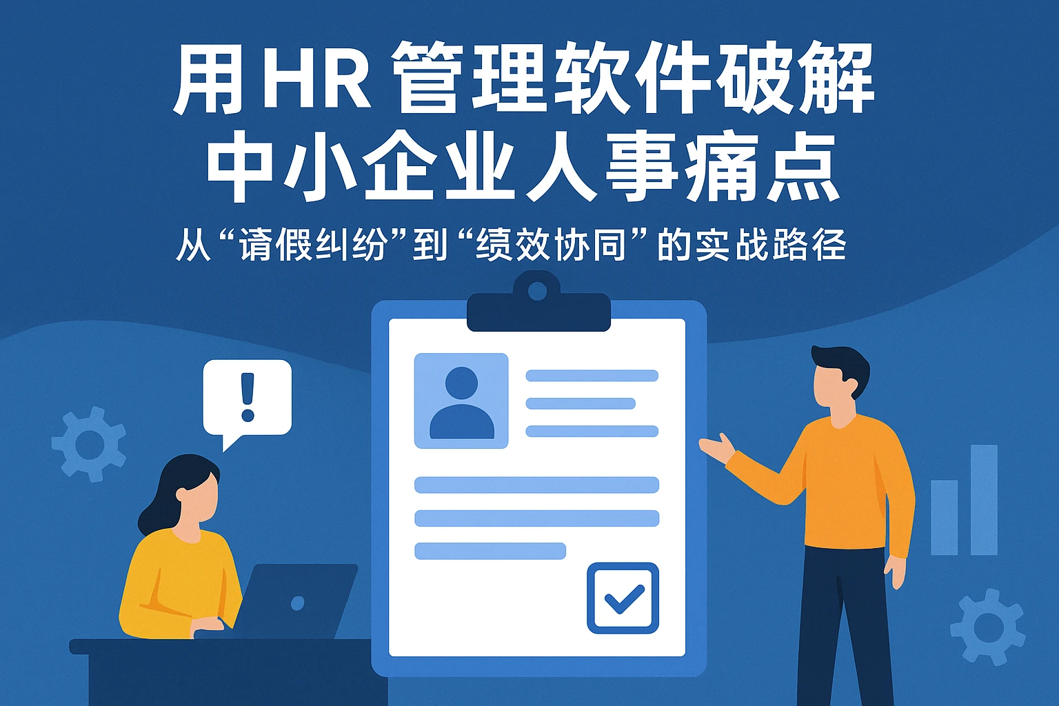 用HR管理软件破解中小企业人事痛点:从“请假纠纷”到“绩效协同”的实战路径