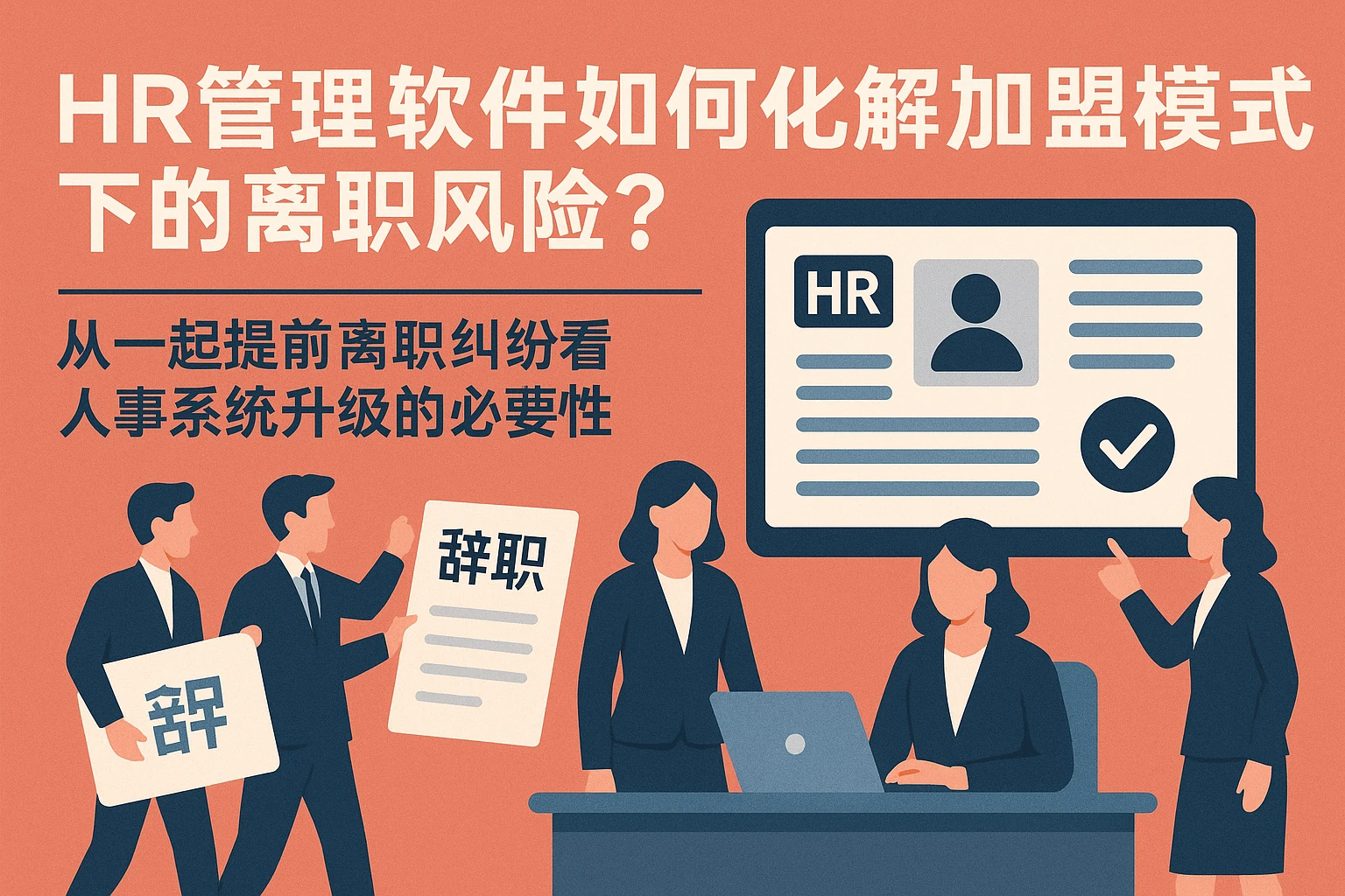 HR管理软件如何化解加盟模式下的离职风险?从一起提前离职纠纷看人事系统升级的必要性