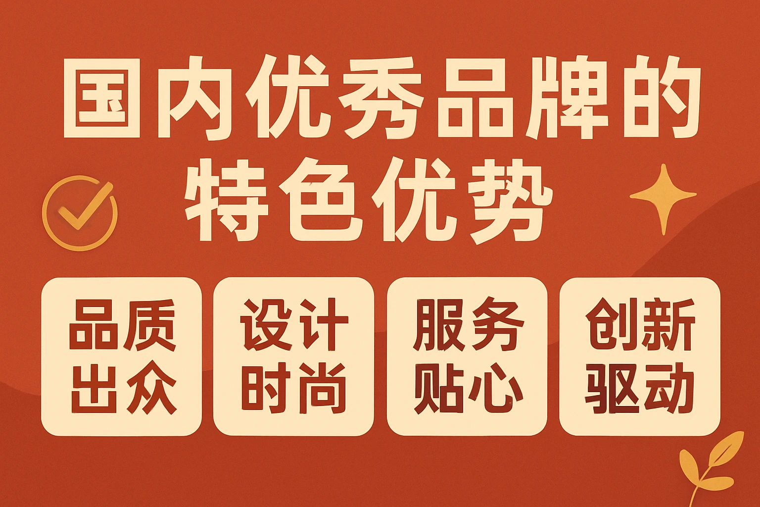 国内优秀品牌的特色优势