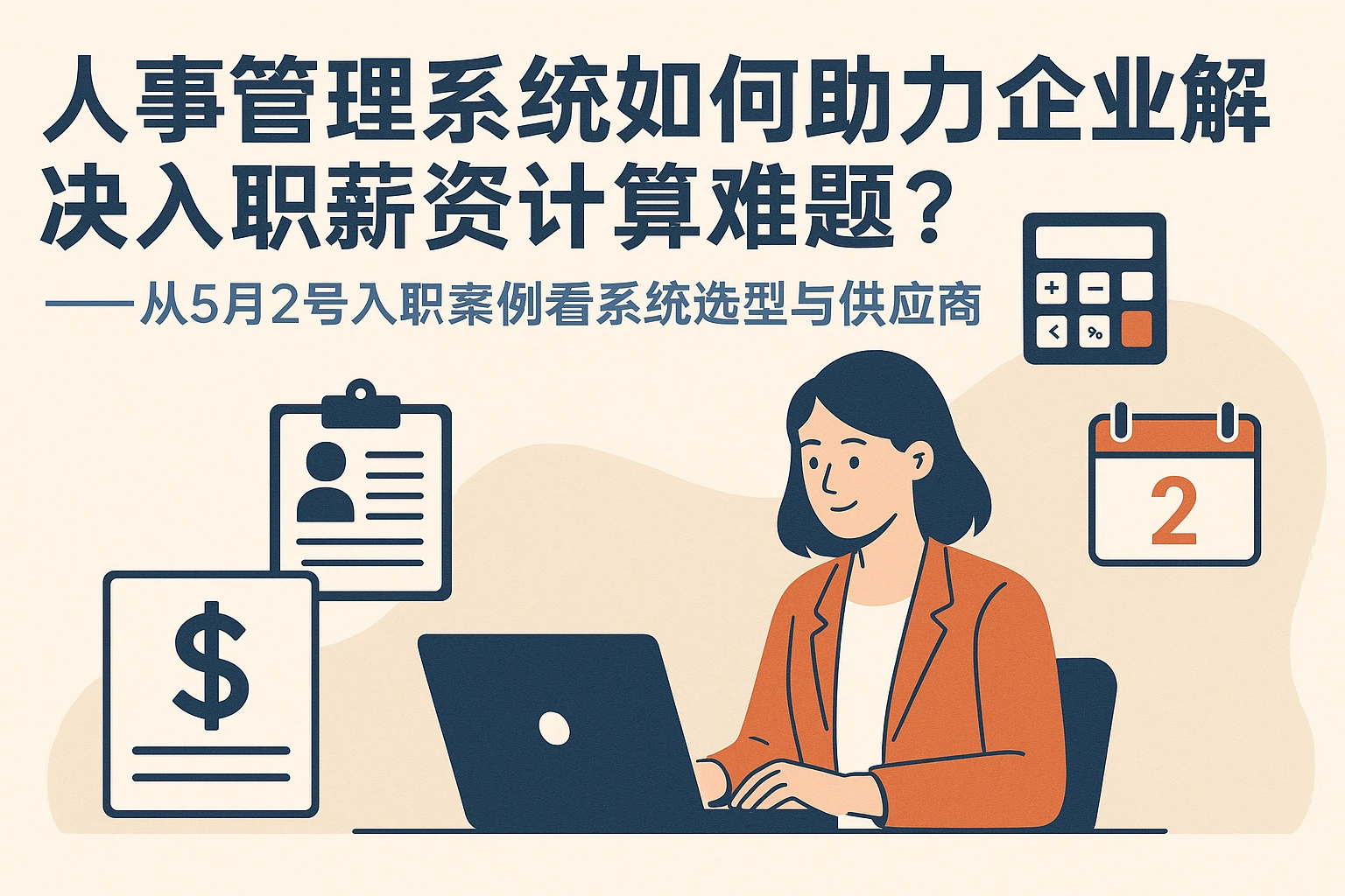 人事管理系统如何助力企业解决入职薪资计算难题？——从5月2号入职案例看系统选型与供应商价值