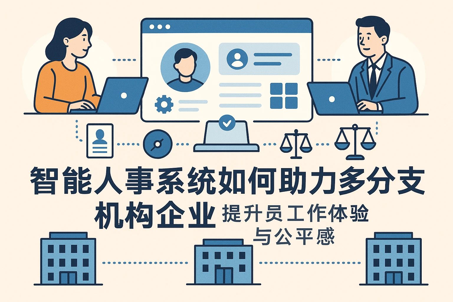 智能人事系统如何助力多分支机构企业提升员工工作体验与公平感