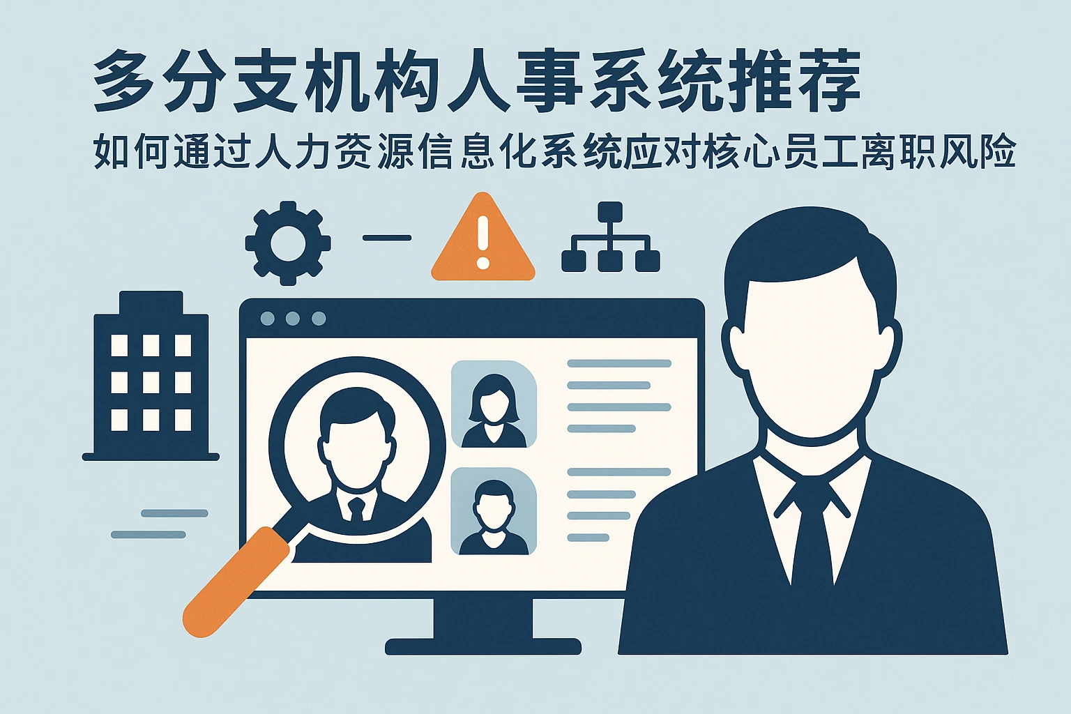 多分支机构人事系统推荐:如何通过人力资源信息化系统应对核心员工离职风险