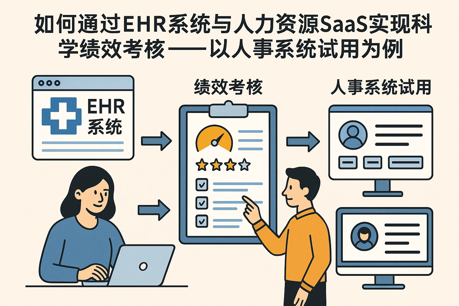 如何通过EHR系统与人力资源SaaS实现科学绩效考核——以人事系统试用为例