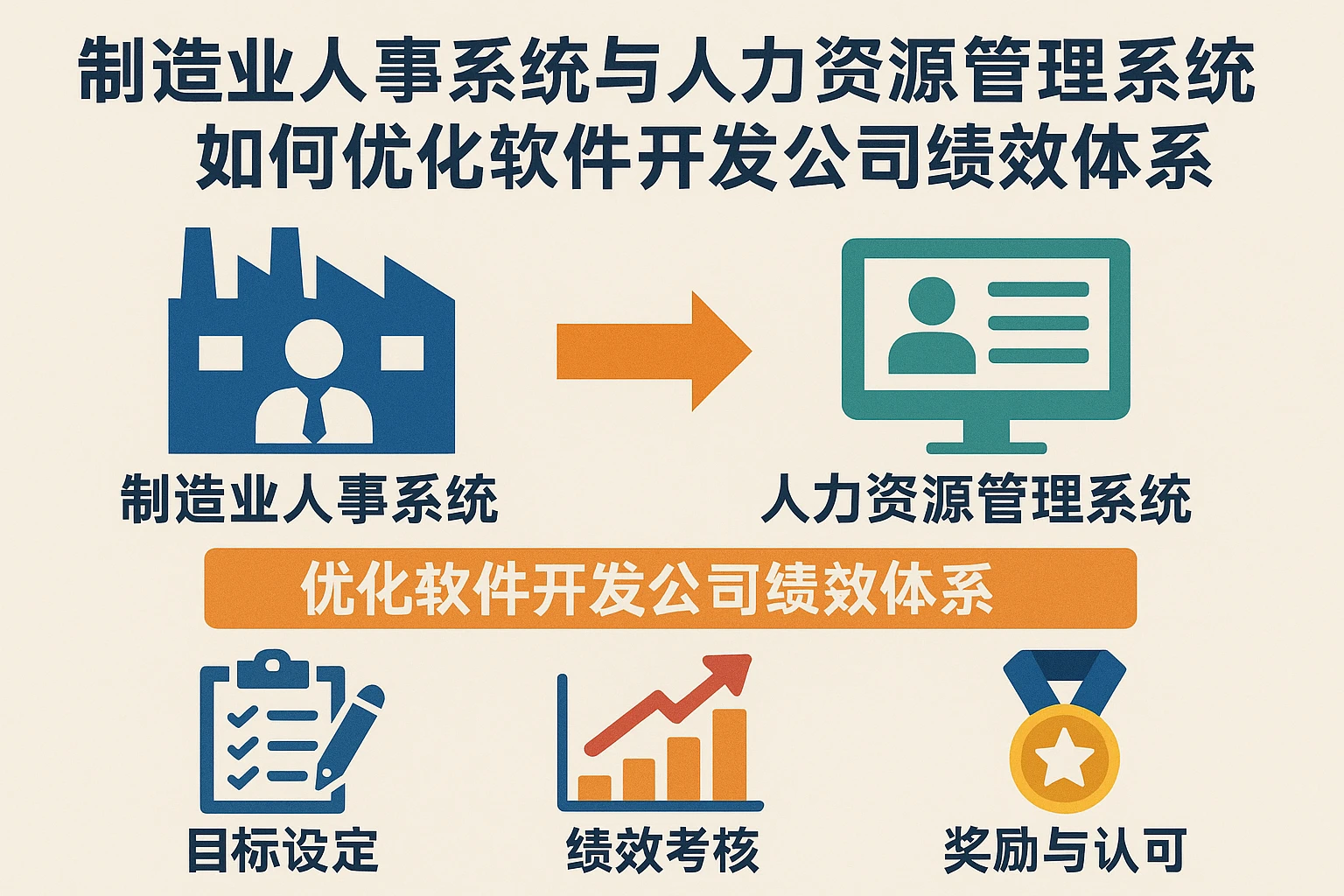 制造业人事系统与人力资源管理系统如何优化软件开发公司绩效体系