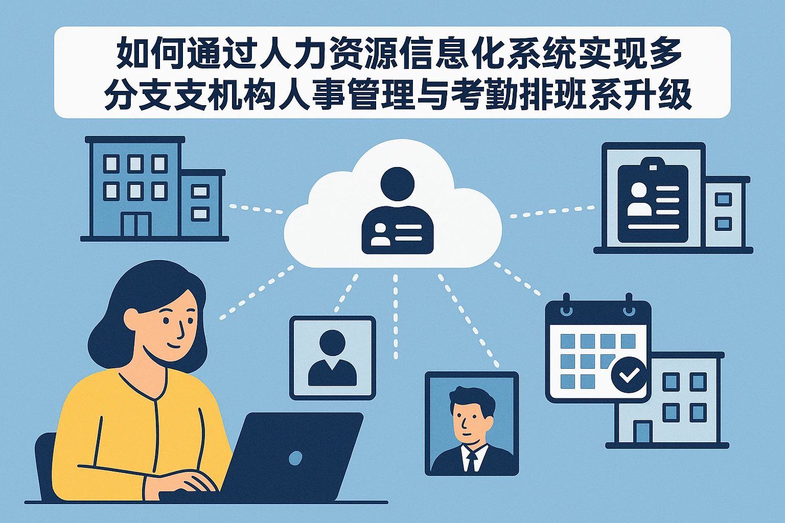 如何通过人力资源信息化系统实现多分支机构人事管理与考勤排班系统升级