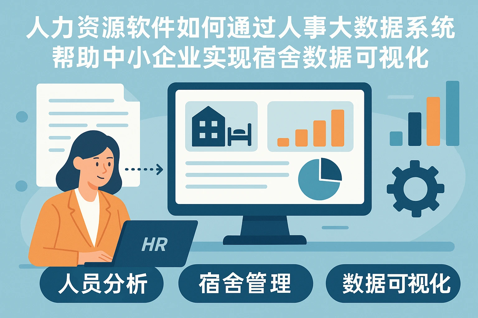 人力资源软件如何通过人事大数据系统帮助中小企业实现宿舍数据可视化