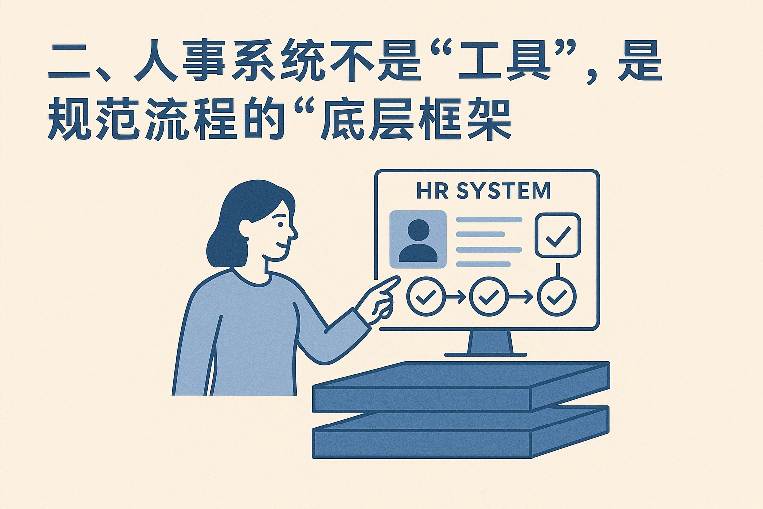 二、人事系统不是“工具”，是规范流程的“底层框架”