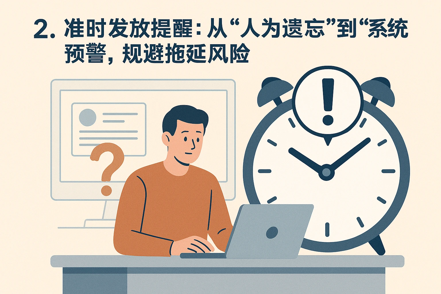 2. 准时发放提醒:从“人为遗忘”到“系统预警”,规避拖延风险