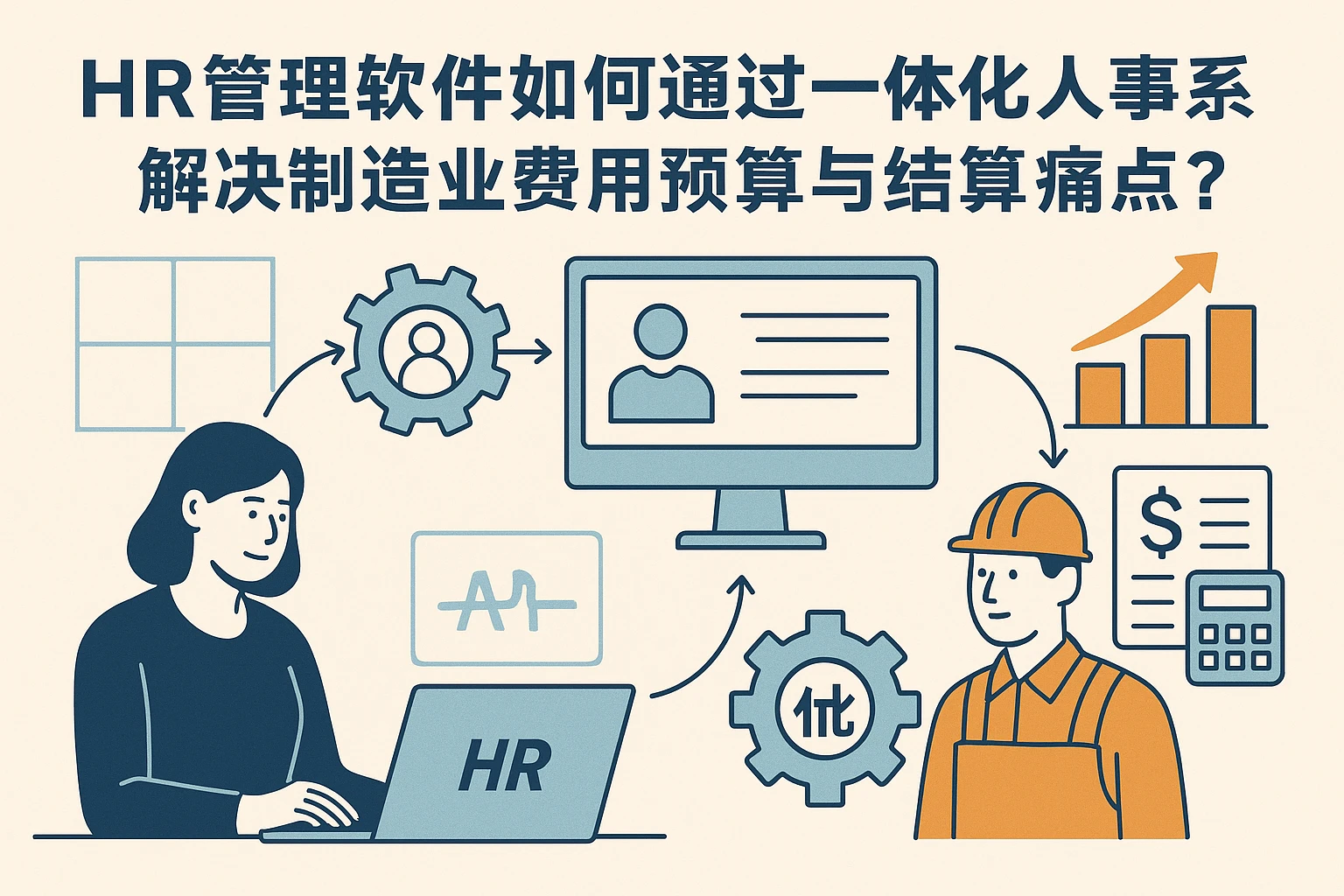 HR管理软件如何通过一体化人事系统解决制造业费用预算与结算痛点？