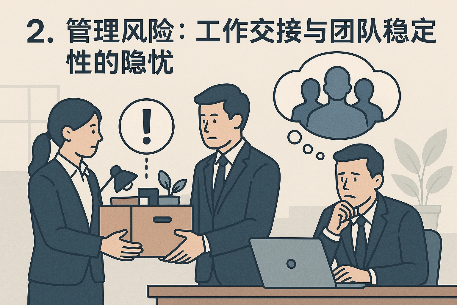 2. 管理风险：工作交接与团队稳定性的隐忧