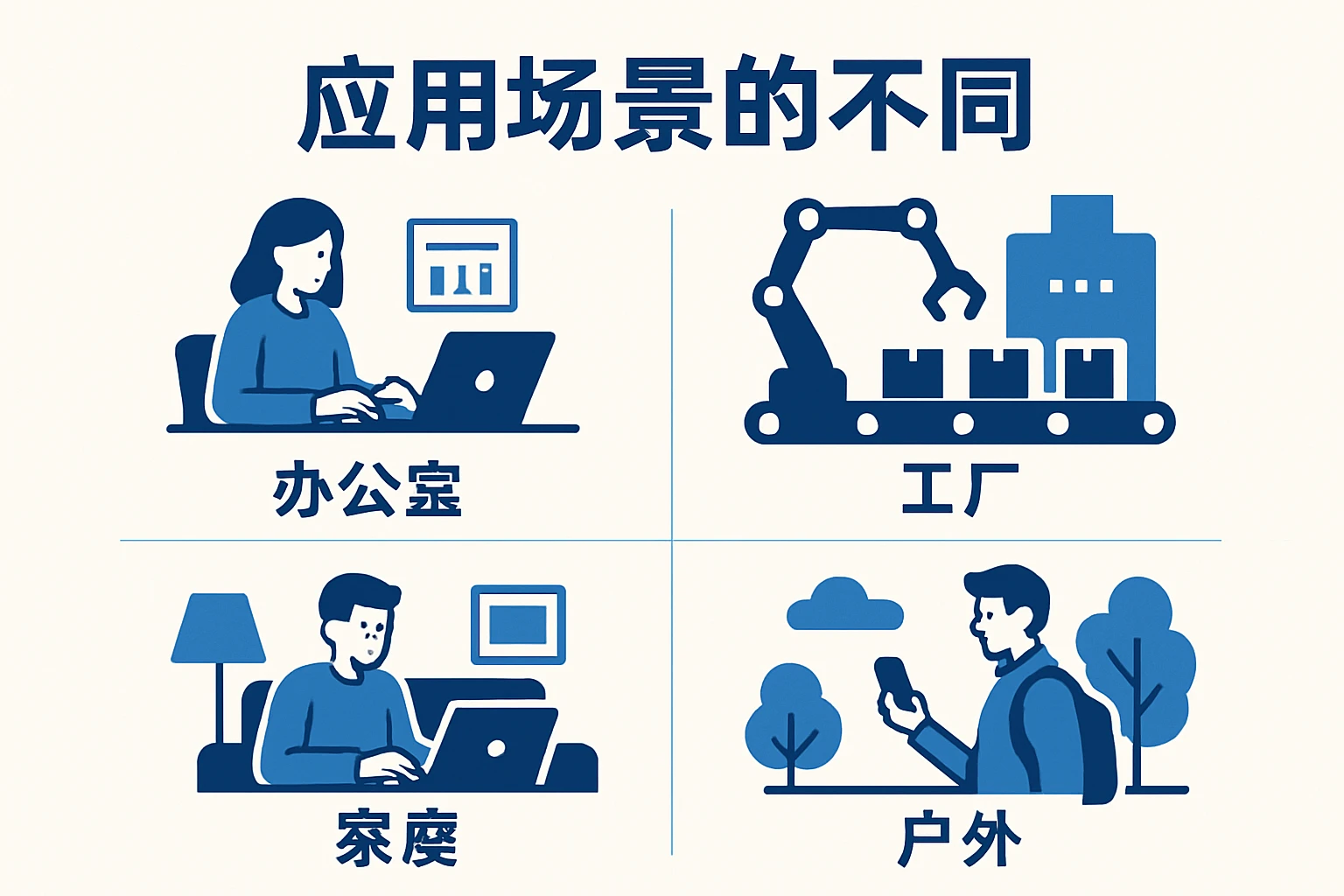 应用场景的不同