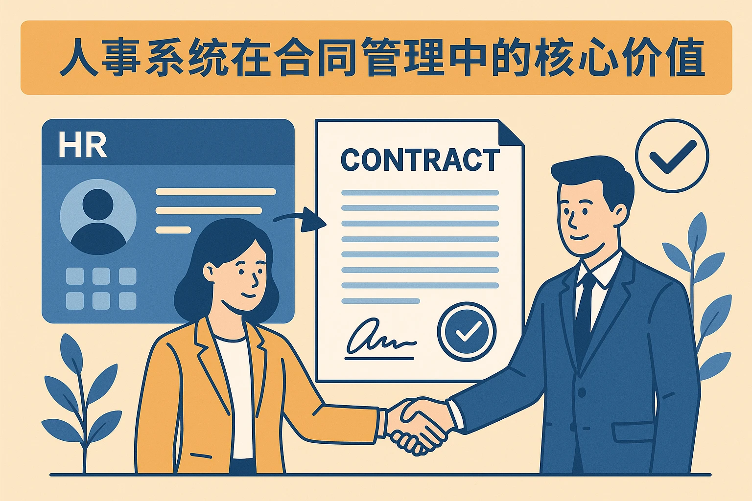 人事系统在合同管理中的核心价值