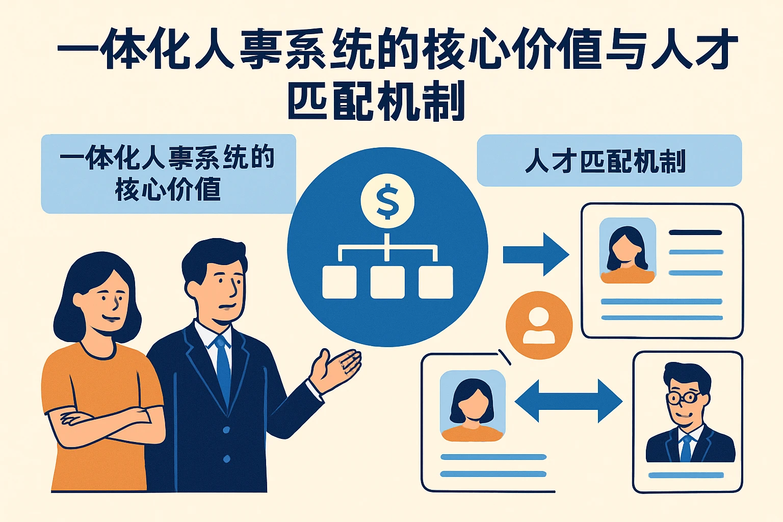 一体化人事系统的核心价值与人才匹配机制