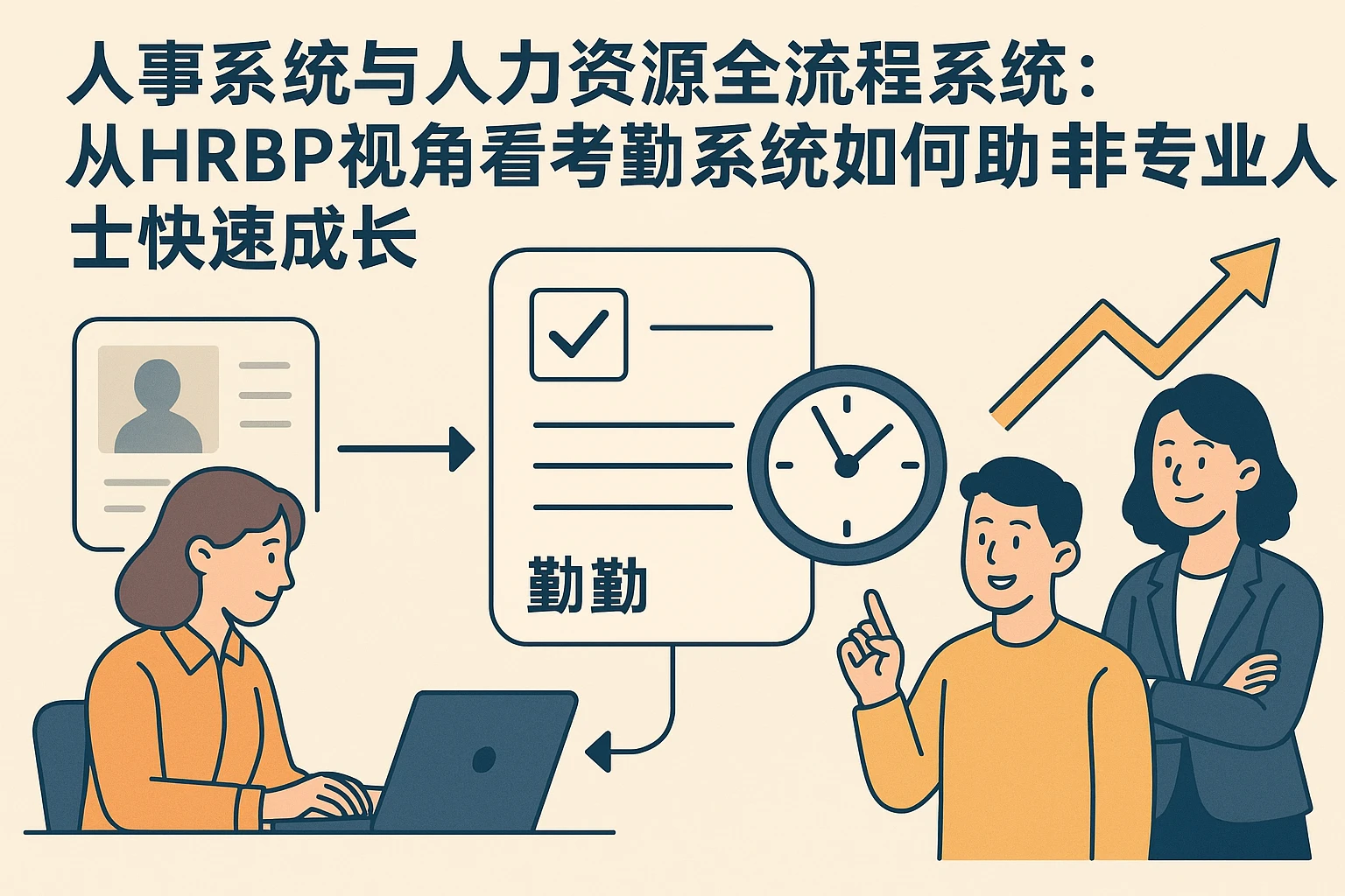 人事系统与人力资源全流程系统：从HRBP视角看考勤系统如何助力非专业人士快速成长