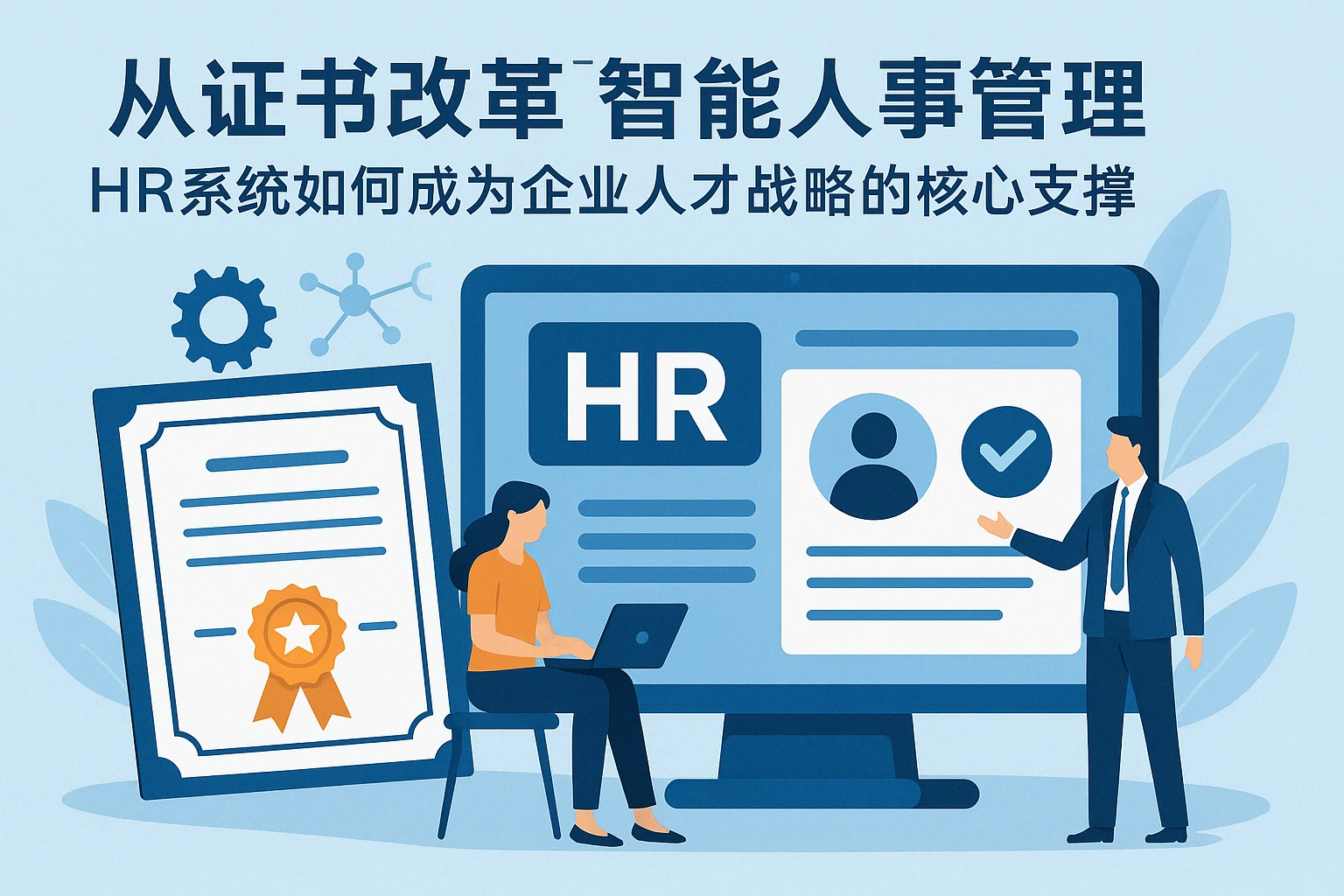 从证书改革到智能人事管理:HR系统如何成为企业人才战略的核心支撑
