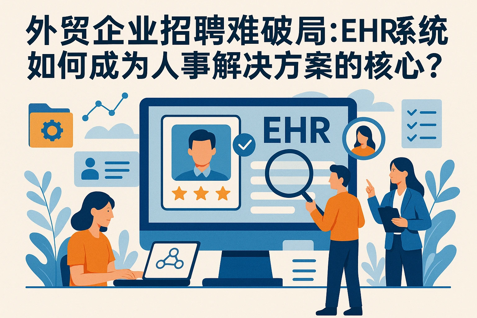外贸企业招聘难破局：EHR系统如何成为人事解决方案的核心？