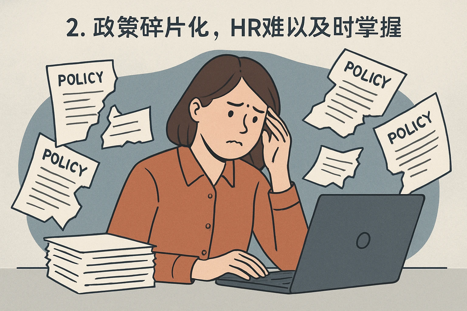 2. 政策碎片化,HR难以及时掌握