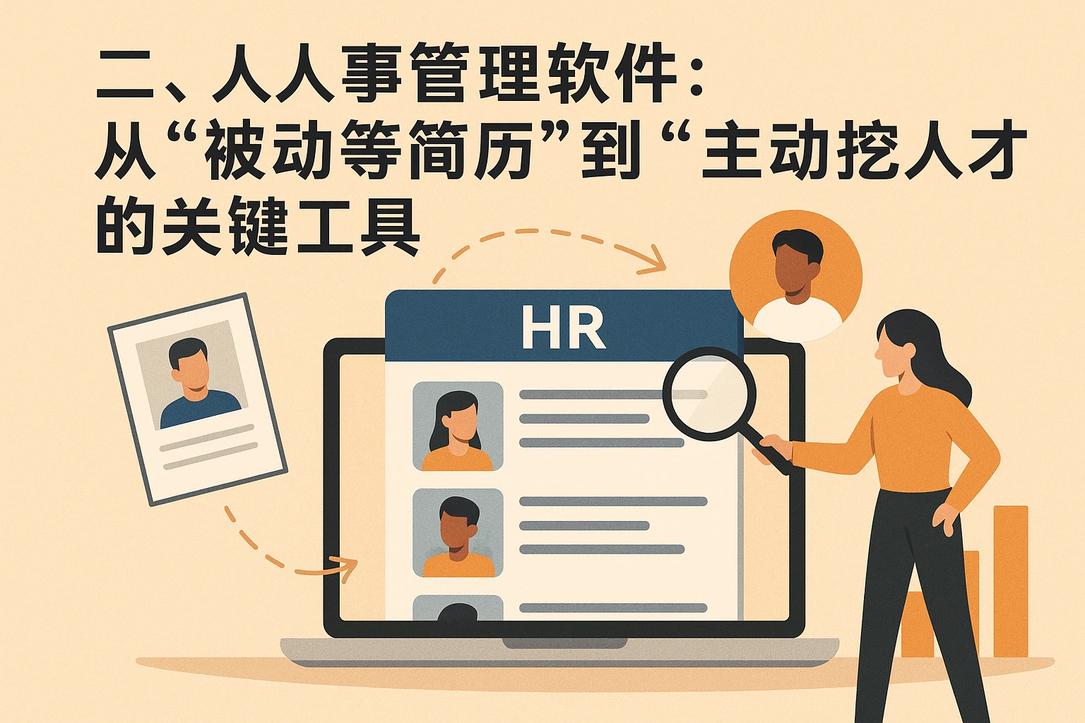 二、人事管理软件：从“被动等简历”到“主动挖人才”的关键工具
