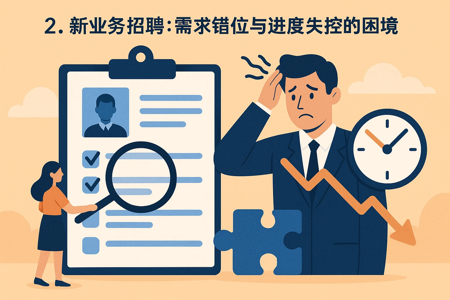 2. 新业务招聘：需求错位与进度失控的困境