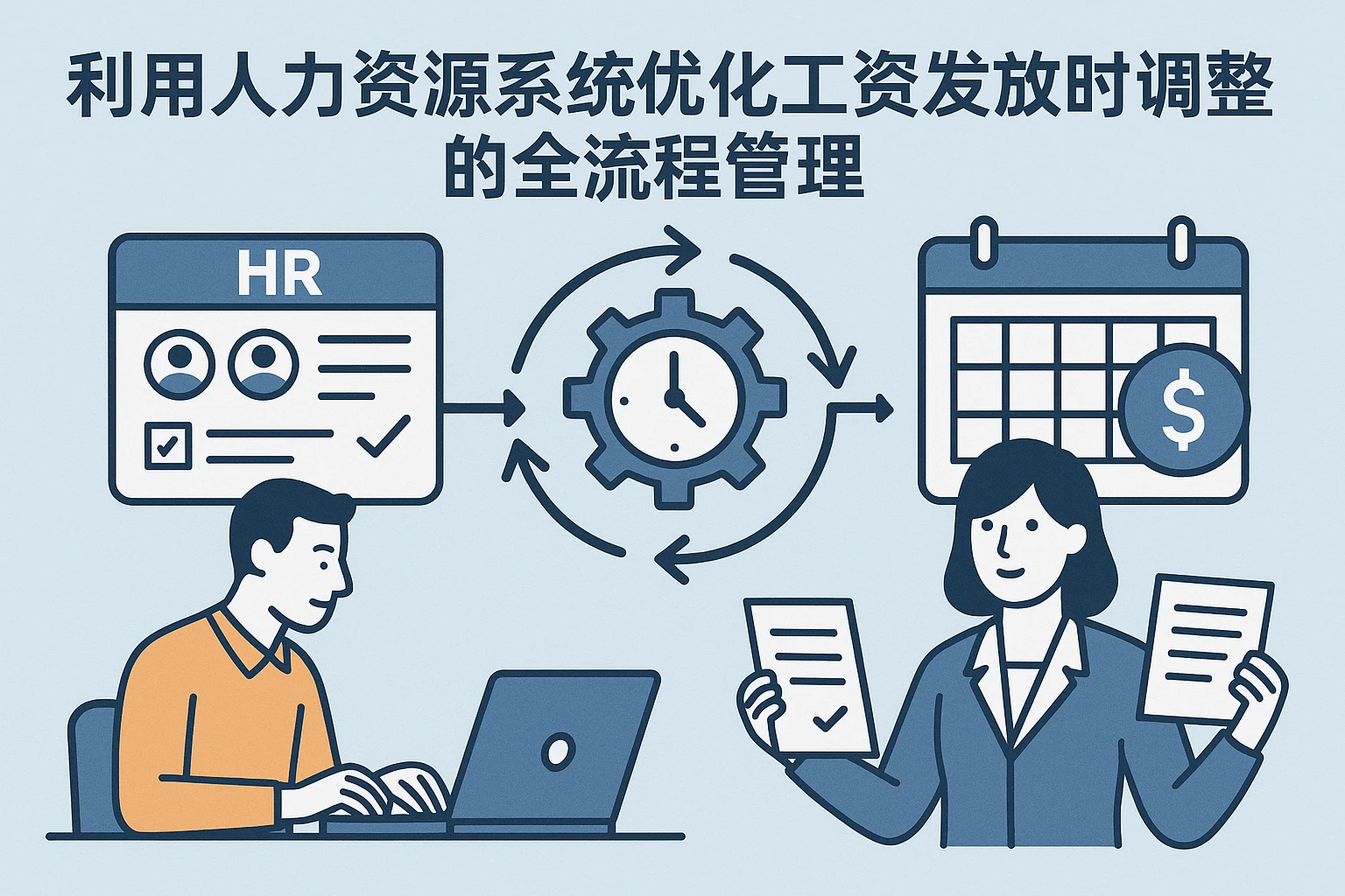 利用人力资源系统优化工资发放时间调整的全流程管理