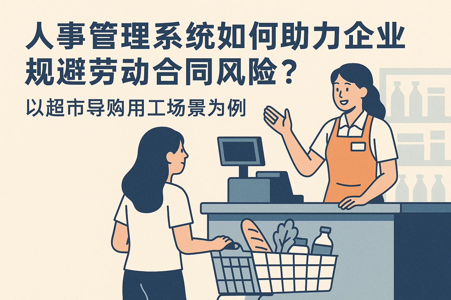 人事管理系统如何助力企业规避劳动合同风险？以超市导购用工场景为例