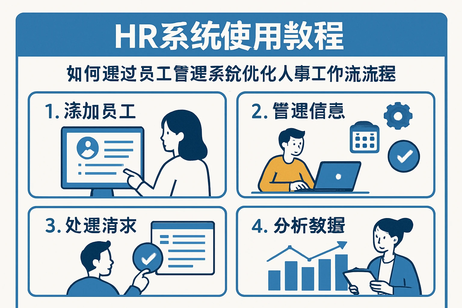 HR系统使用教程:如何通过员工管理系统优化人事工作流程