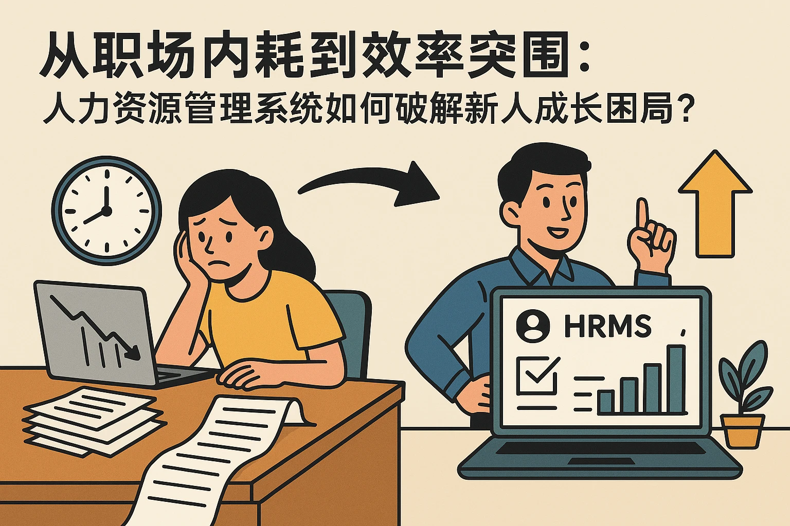 从职场内耗到效率突围：人力资源管理系统如何破解新人成长困局？