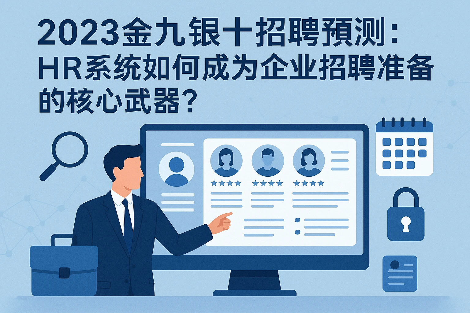 2023金九银十招聘预测：HR系统如何成为企业招聘准备的核心武器？