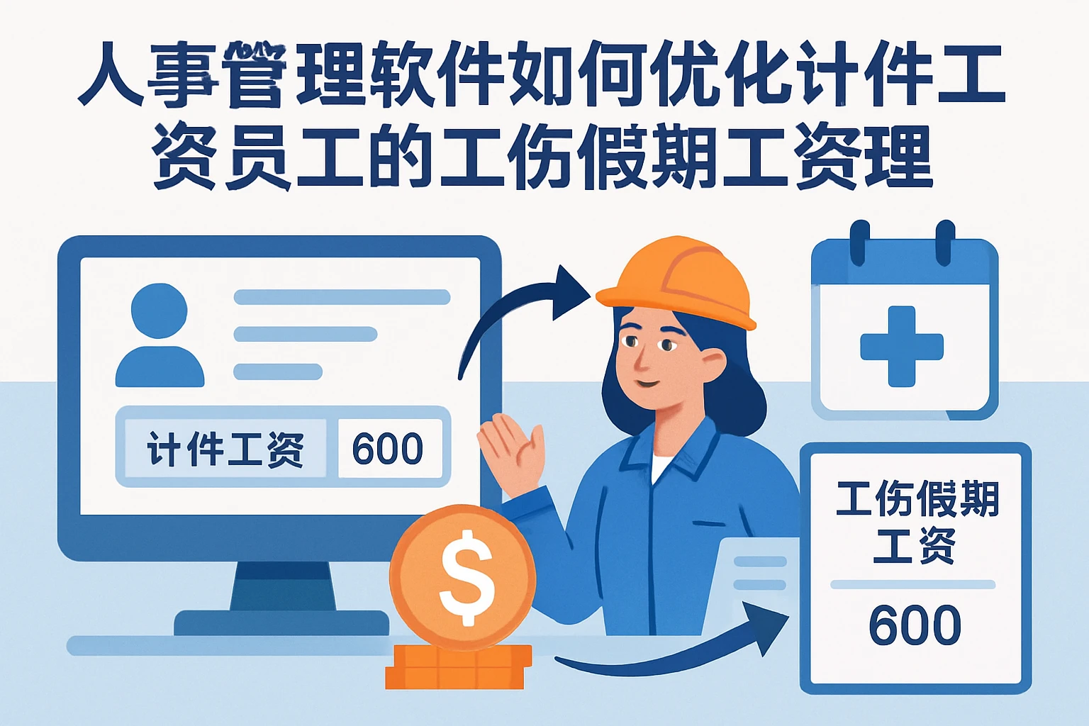 人事管理软件如何优化计件工资员工的工伤假期工资处理