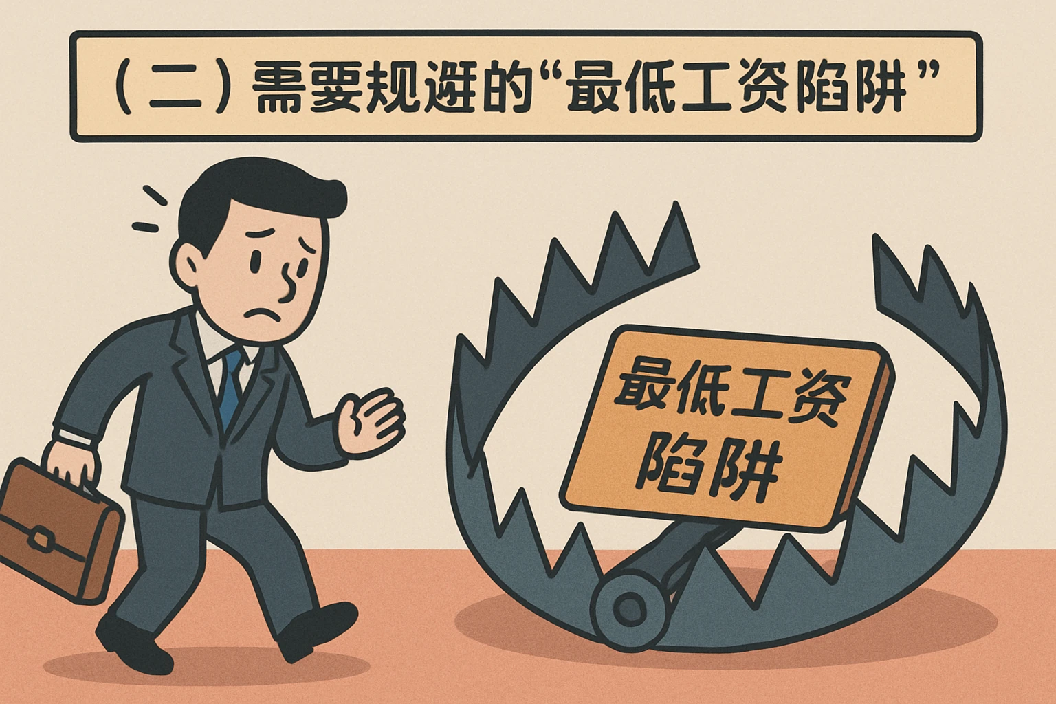 (二)需要规避的“最低工资陷阱”
