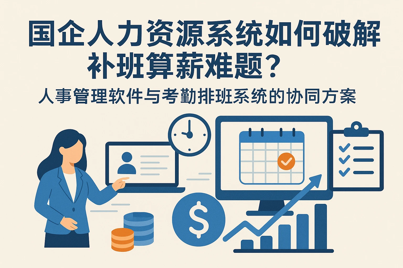 国企人力资源系统如何破解补班算薪难题?人事管理软件与考勤排班系统的协同方案