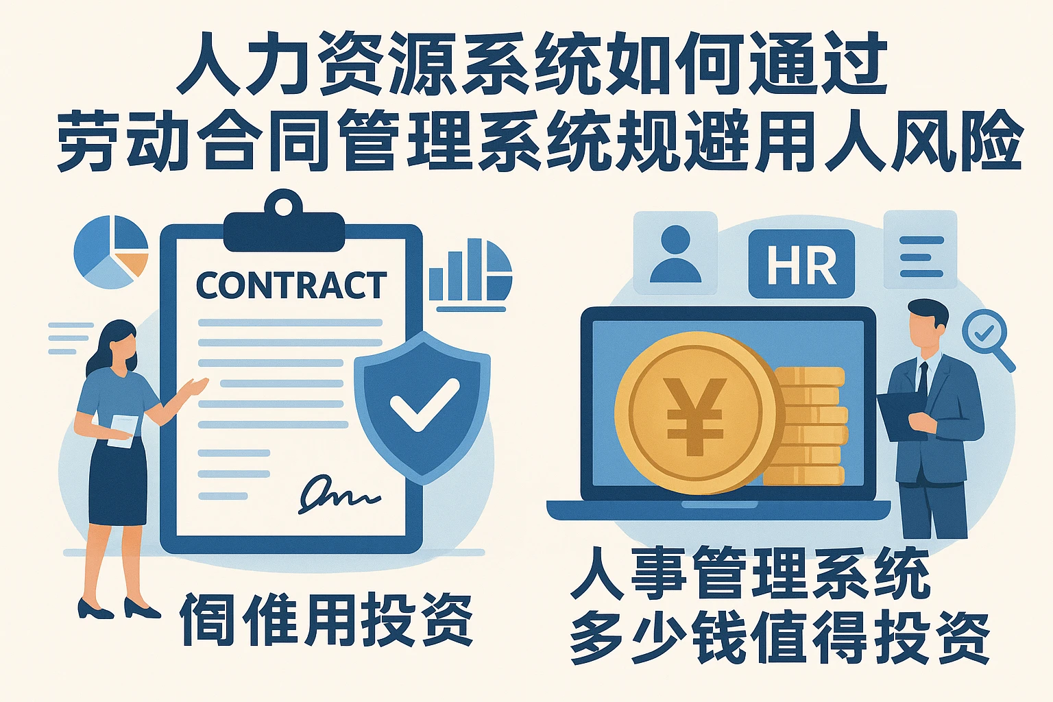 人力资源系统如何通过劳动合同管理系统规避用人风险，人事管理系统多少钱值得投资