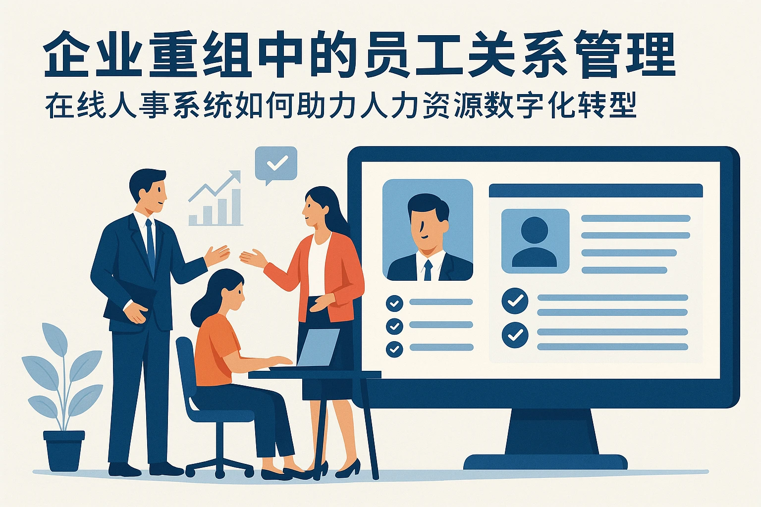企业重组中的员工关系管理：在线人事系统如何助力人力资源数字化转型