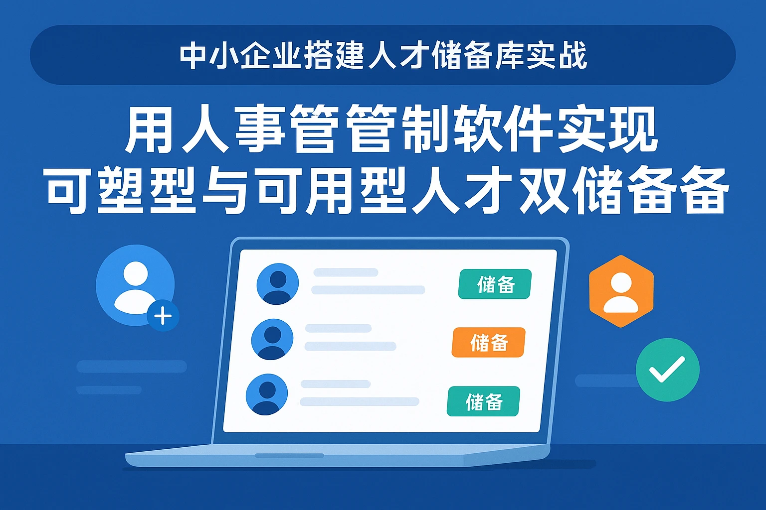 中小企业搭建人才储备库实战：用人事管理软件实现可塑型与可用型人才双储备