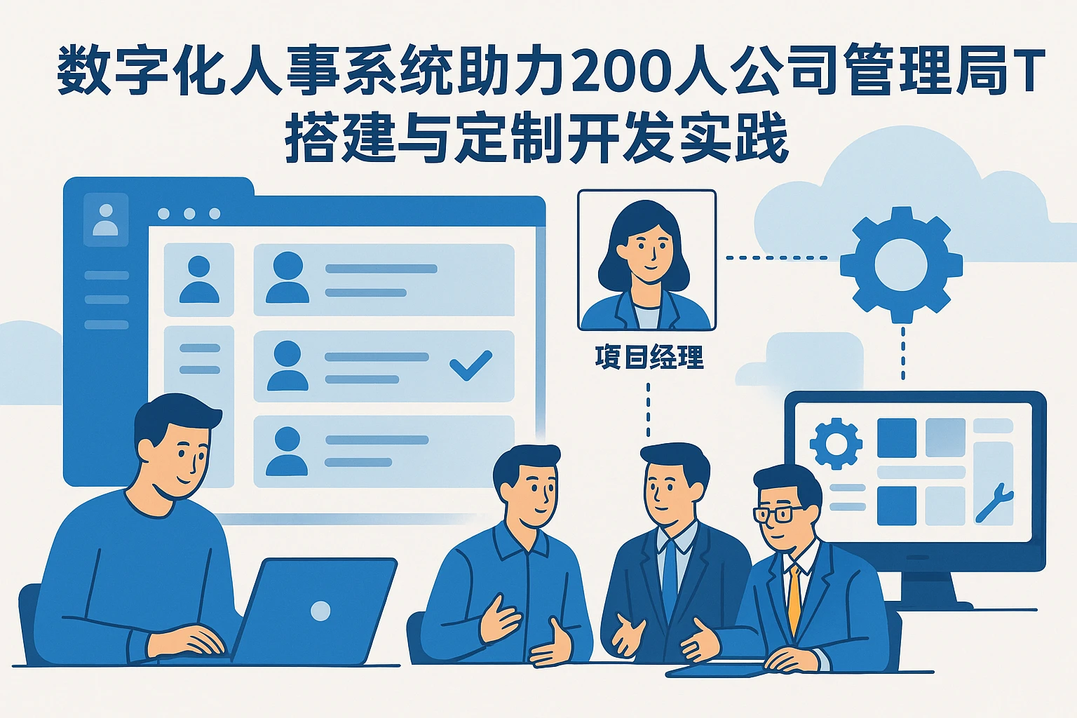 数字化人事系统助力200人公司管理层T队搭建与定制开发实践