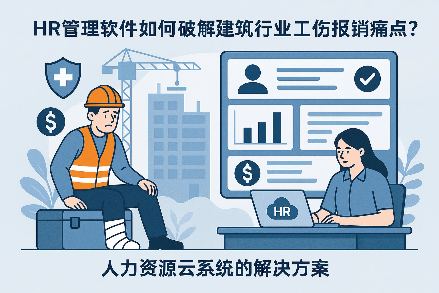 HR管理软件如何破解建筑行业工伤报销痛点?人力资源云系统的解决方案