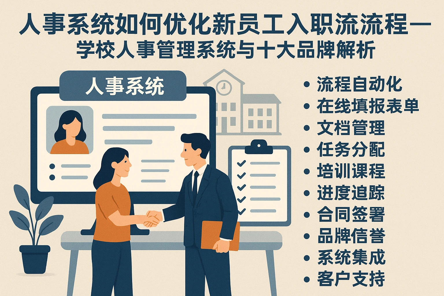 人事系统如何优化新员工入职流程 - 学校人事管理系统与十大品牌解析