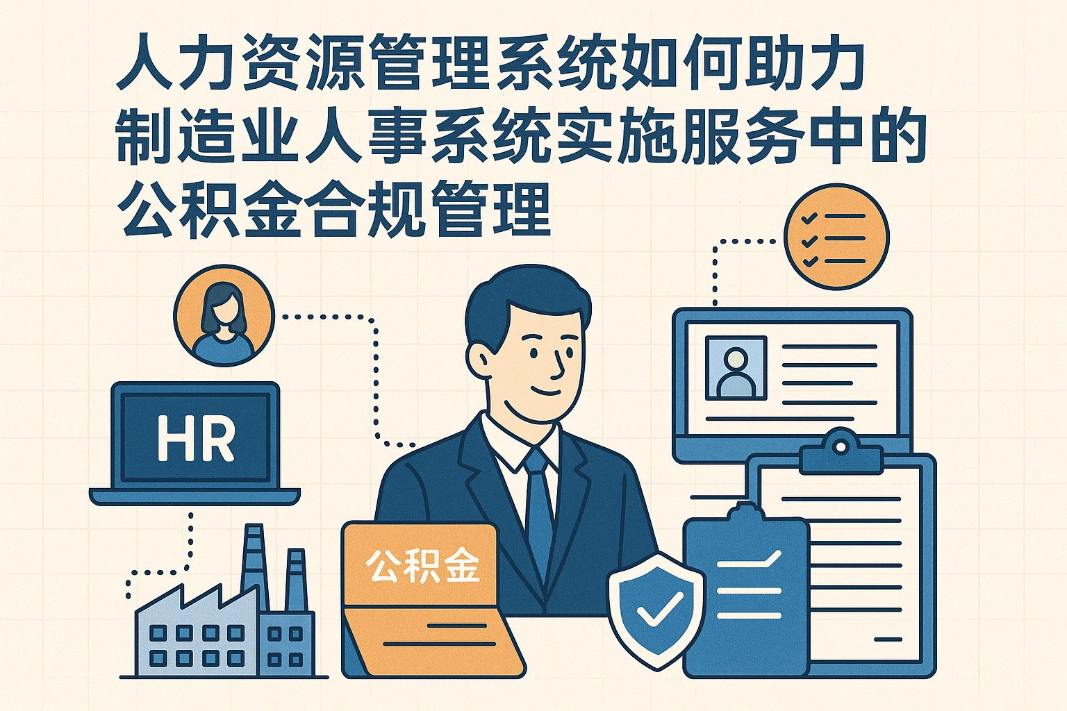 人力资源管理系统如何助力制造业人事系统实施服务中的公积金合规管理