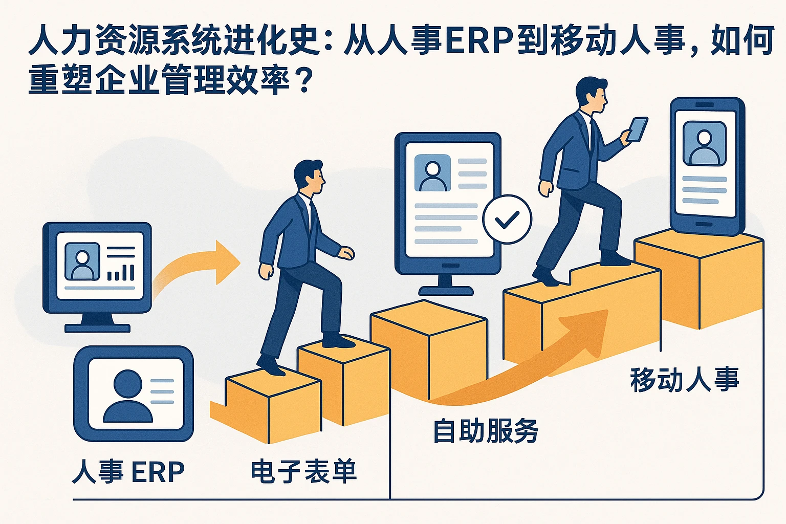 人力资源系统进化史：从人事ERP到移动人事，如何重塑企业管理效率？